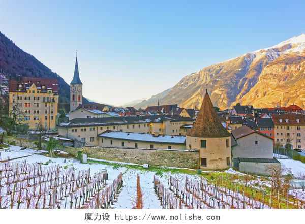 这座城市是瑞士最古老小镇唯美自然风景